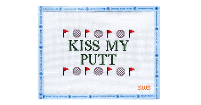 Kiss My Putt - Penny Linn Designs - Stitching with Stacey