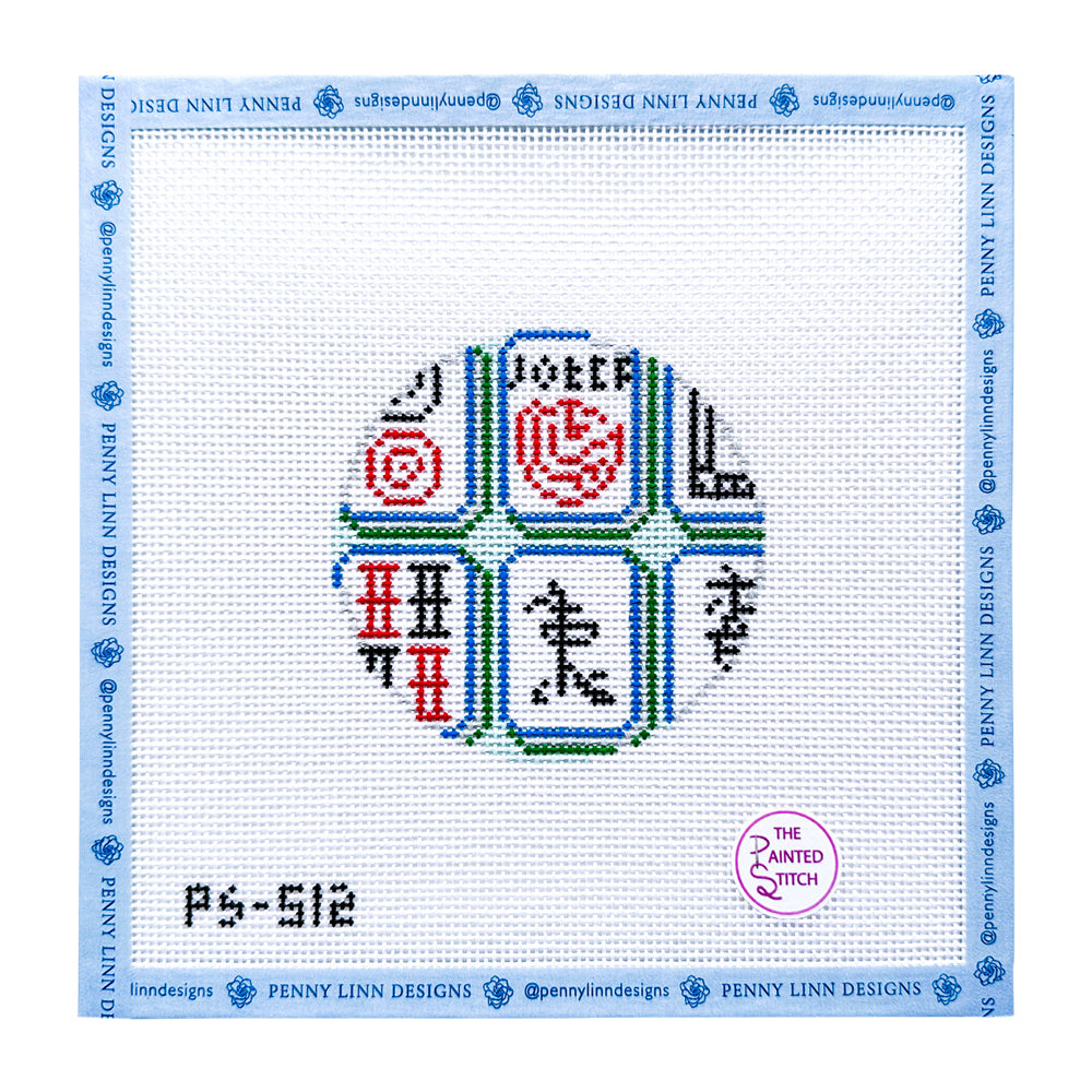 Mahjong Tiles Round: Jewel – Penny Linn