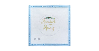 Married and Merry - Penny Linn Designs - Stitch Style Needlepoint