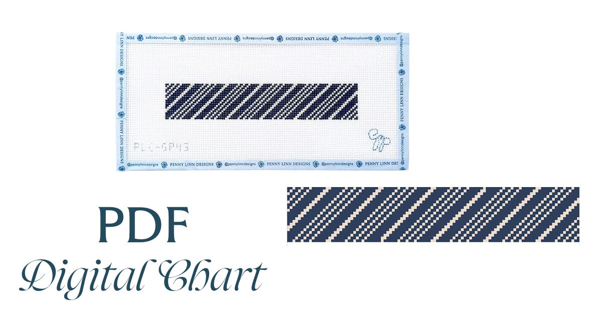 French Stripes Key Fobs - CHART – Penny Linn