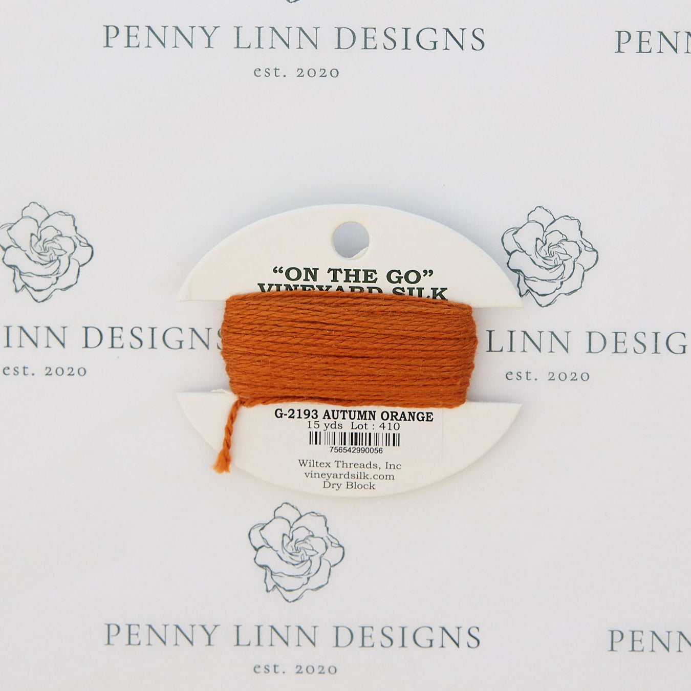 Vineyard On the Go Card G-2193 Autumn Orange