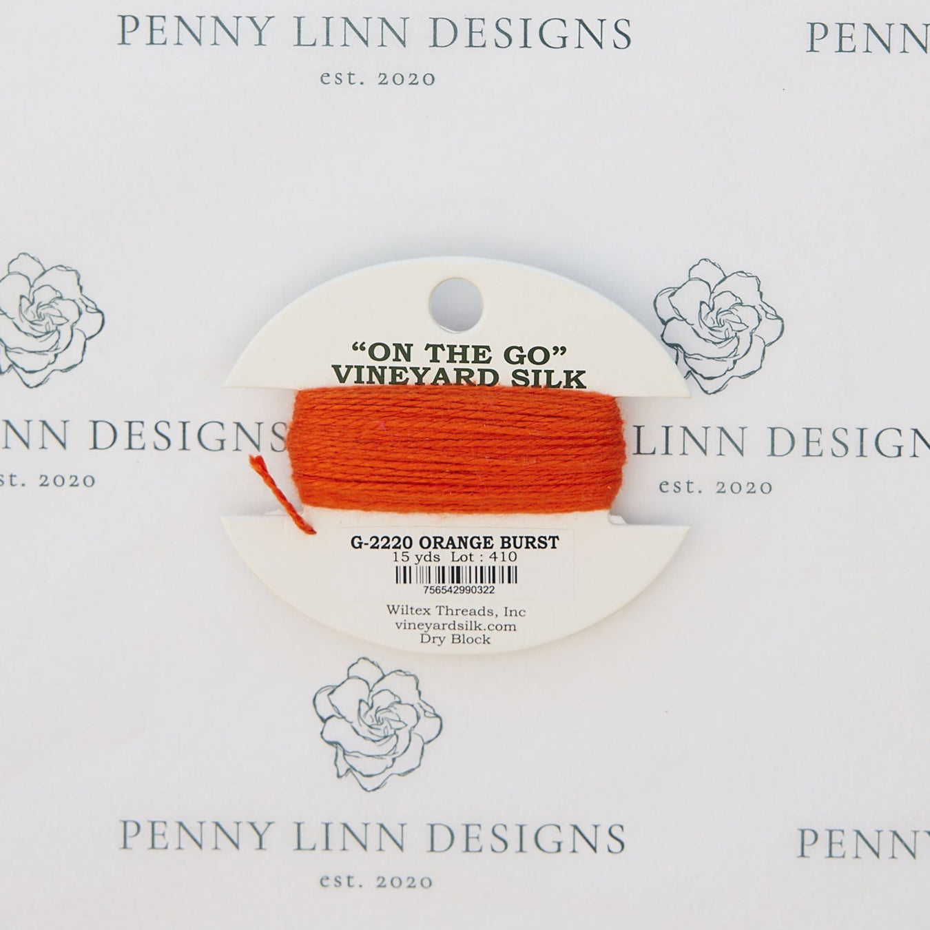 Vineyard On the Go Card G-2220 Orange Burst