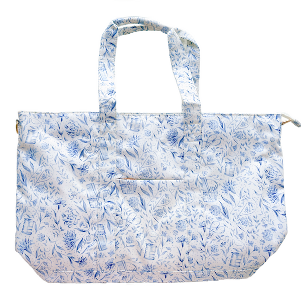 Ultimate Organizer Tote Needlepoint Print