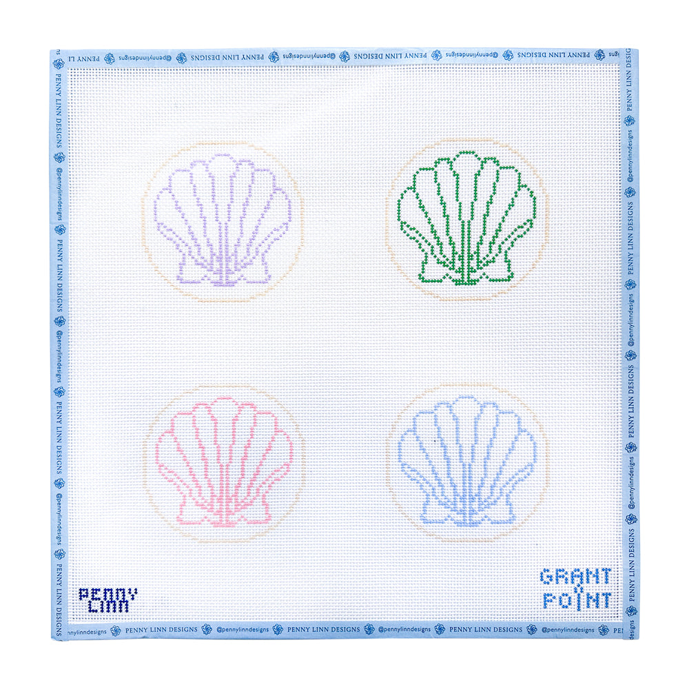 Scallop Shells Coaster Set