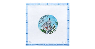 Sconset Chapel Winter Ornament - Penny Linn Designs - The Plum Stitchery