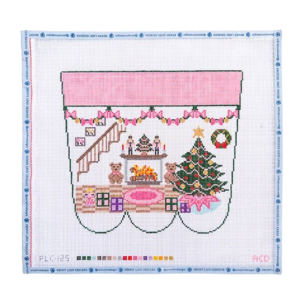 Stocking Cuff - Pink