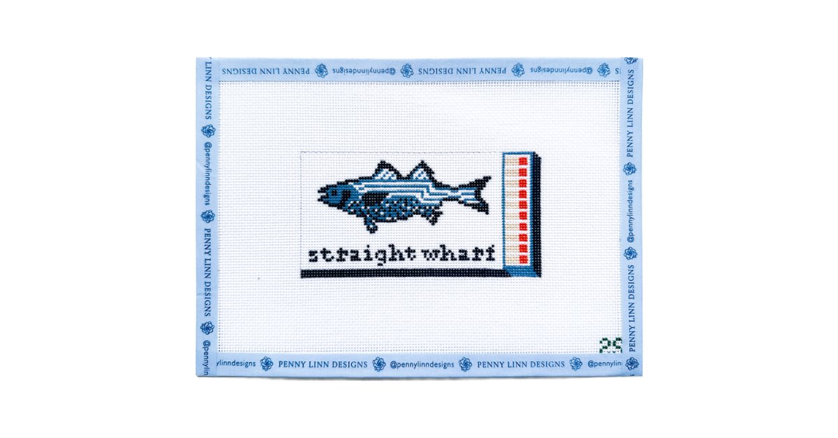Straight Wharf Matchbook Canvas - Penny Linn Designs - Spruce Street Studio