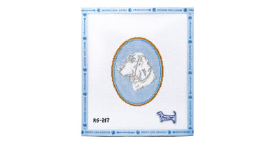 The Bloodhound Cameo - Penny Linn Designs - Atlantic Blue Collection