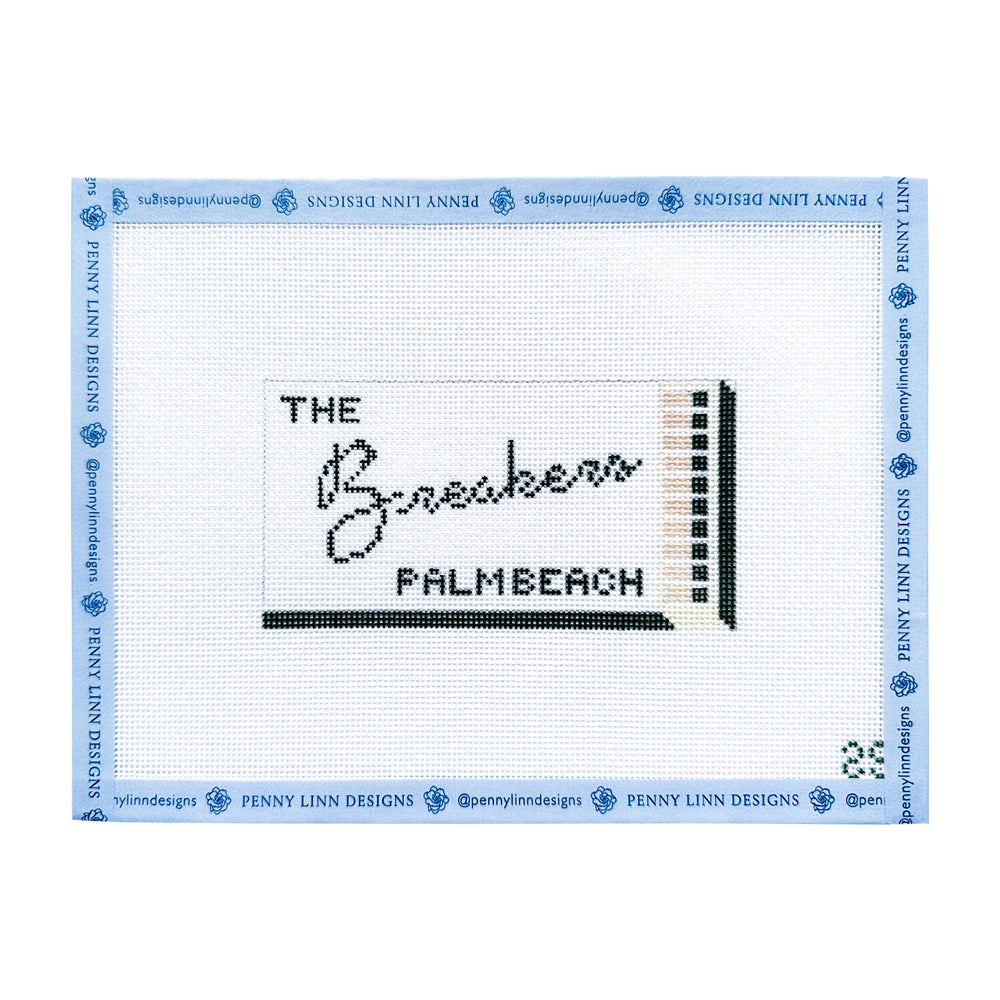 The Breakers Hotel Matchbook Canvas