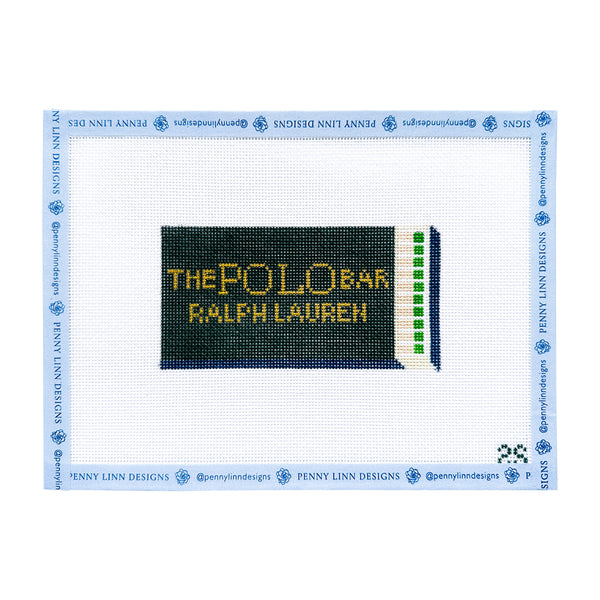 archive 美品 BILLVAN Swing Top Checker 刺繍 The Polo Bar Matchbook Canvas – Penny Linn