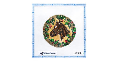 Thoroughbred and Holly Round - Penny Linn Designs - The Meredith Collection