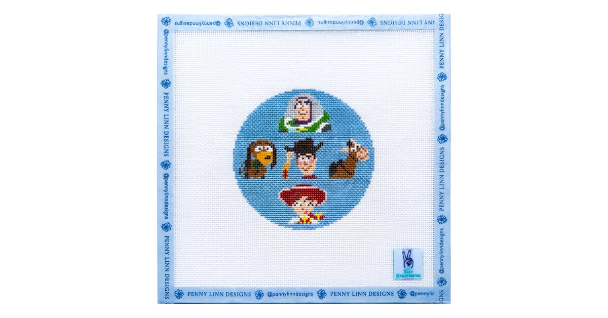TOY STORY CREW - Penny Linn Designs - 2 Busy Needlepointing