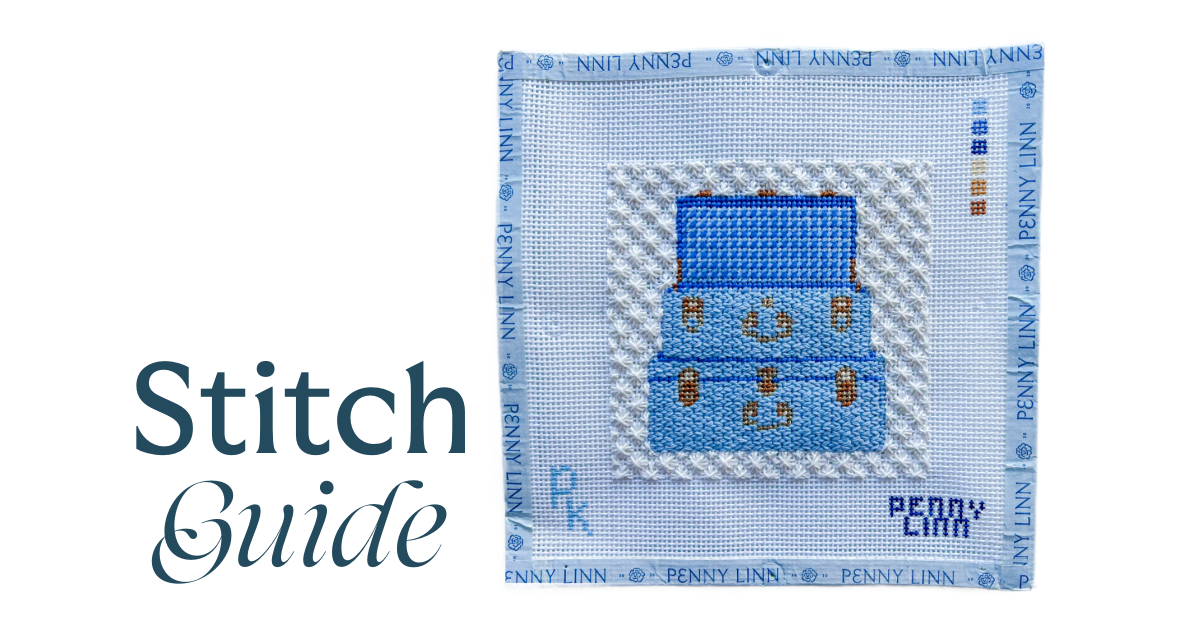 Petite Keep Stacked Trunk in Blue Gingham