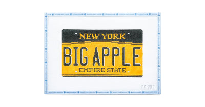 BIG APPLE LICENSE PLATE - Penny Linn Designs - Pip and Roo