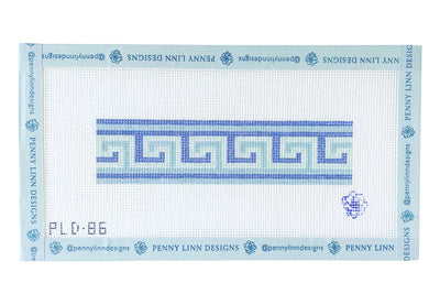 Blue Greek Key Fob - Penny Linn Designs - Penny Linn Designs