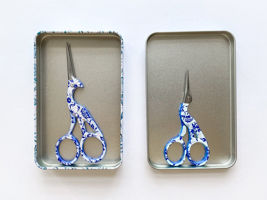 Crane Embroidery Scissors (large) - Penny Linn Designs - Penny Linn Designs