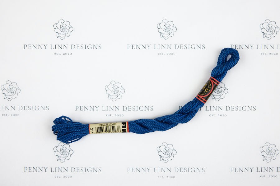 DMC 3 Pearl Cotton 311 Blue - Medium - Penny Linn Designs - DMC