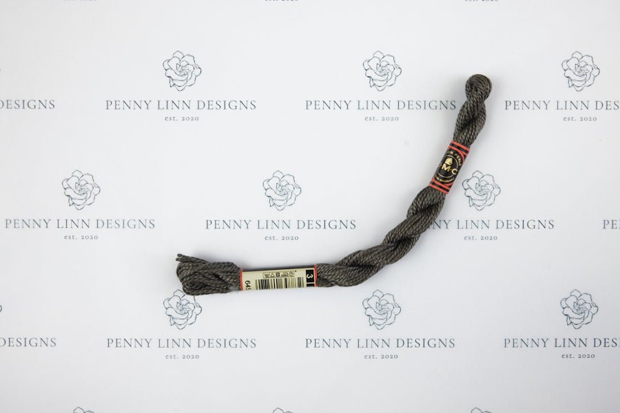 DMC 3 Pearl Cotton 645 Reinder Grey – Penny Linn