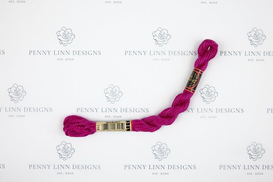 DMC 3 Pearl Cotton 718 Rose Magenta – Penny Linn