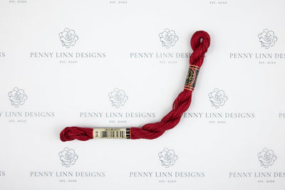 DMC 3 Pearl Cotton 816 Garnet - Penny Linn Designs - DMC