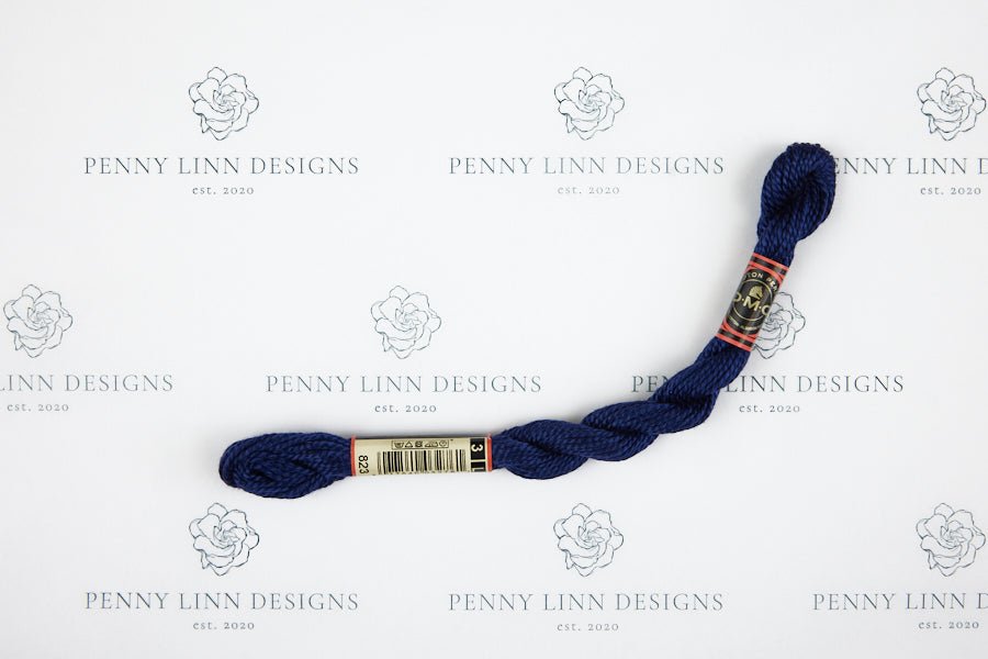 DMC 3 Pearl Cotton 823 Blueberry – Penny Linn