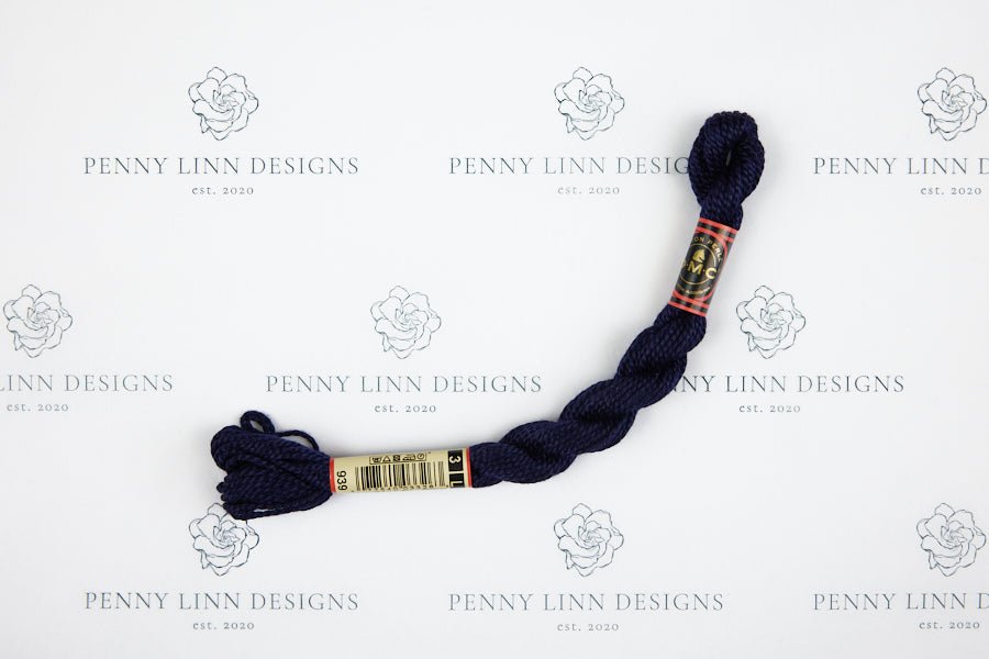 DMC 3 Pearl Cotton 939 Elderberry Blue – Penny Linn