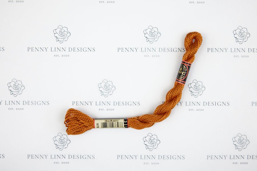 DMC 3 Pearl Cotton 976 Golden Brown - Medium - Penny Linn Designs - DMC