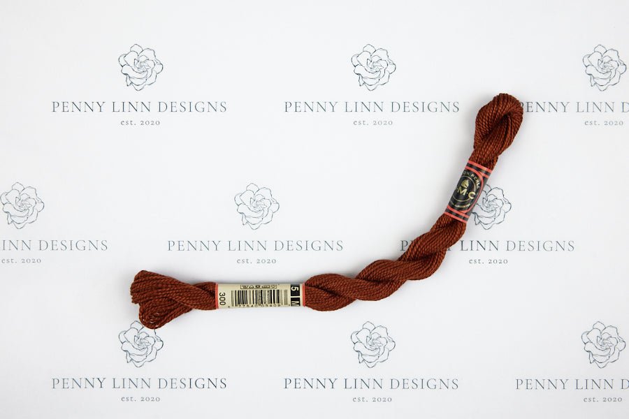 DMC 5 Pearl Cotton 300 Mahogany – Penny Linn