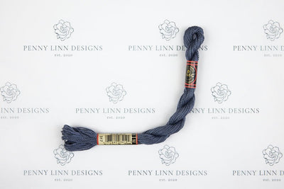 DMC 5 Pearl Cotton 317 Pewter Gray - Penny Linn Designs - DMC