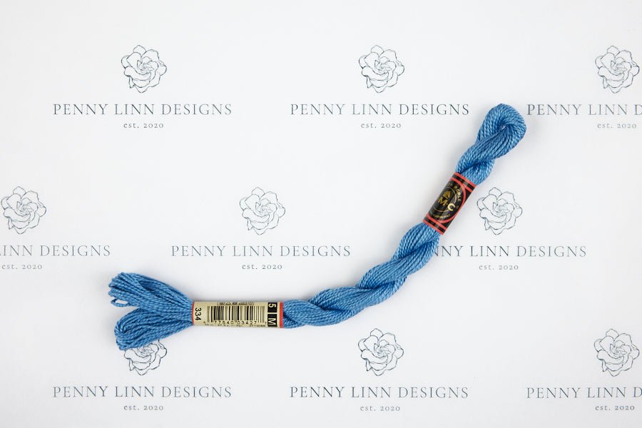 DMC 5 Pearl Cotton 334 Light Indigo – Penny Linn