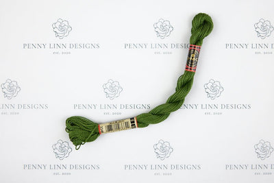 DMC 5 Pearl Cotton 3346 Hunter Green - Penny Linn Designs - DMC