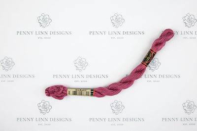 DMC 5 Pearl Cotton 3687 Mauve - Penny Linn Designs - DMC
