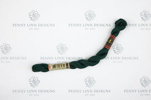 DMC 5 Pearl Cotton 500 Blue Green - Very Dark - Penny Linn Designs - DMC