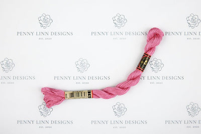 DMC 5 Pearl Cotton 603 Cranberry - Light Medium - Penny Linn Designs - DMC