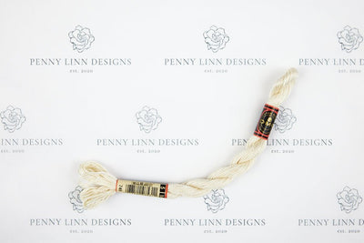 DMC 5 Pearl Cotton 746 Off White - Penny Linn Designs - DMC