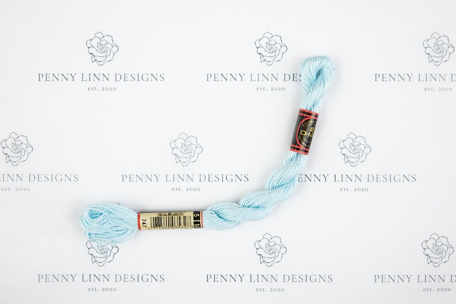 DMC 5 Pearl Cotton 747 Blue Sea Mist – Penny Linn