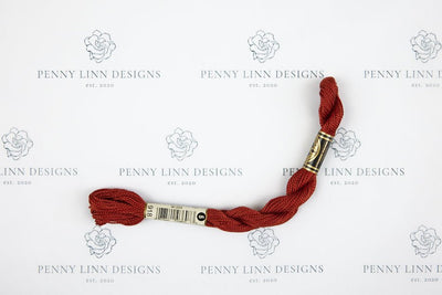 DMC 5 Pearl Cotton 918 Red Copper - Dark - Penny Linn Designs - DMC