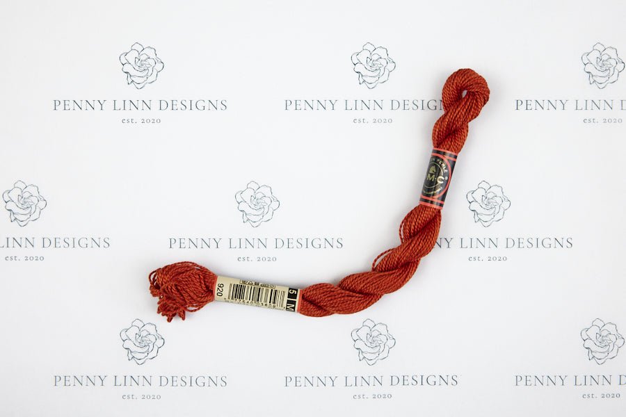 DMC 5 Pearl Cotton 920 Sienna Ochre – Penny Linn
