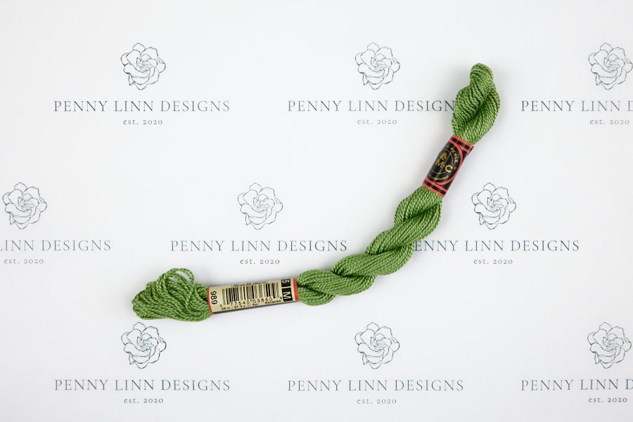 DMC 5 Pearl Cotton 989 Fennel – Penny Linn