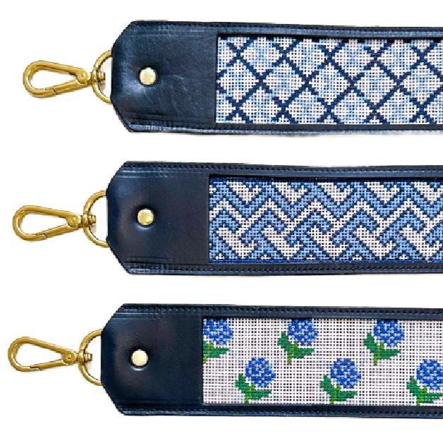 Doggrin Design x PLD Bag Straps - Navy Leather - Penny Linn Designs - Penny Linn Designs