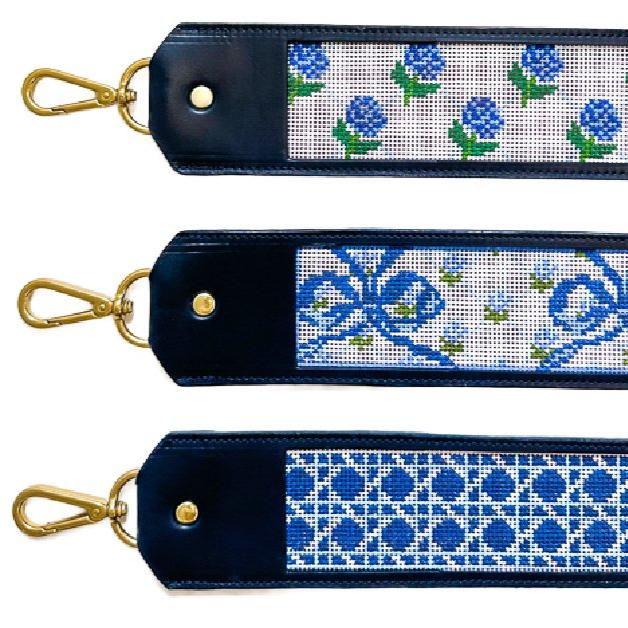 Doggrin Design x PLD Bag Straps - Navy Leather - Penny Linn Designs - Penny Linn Designs