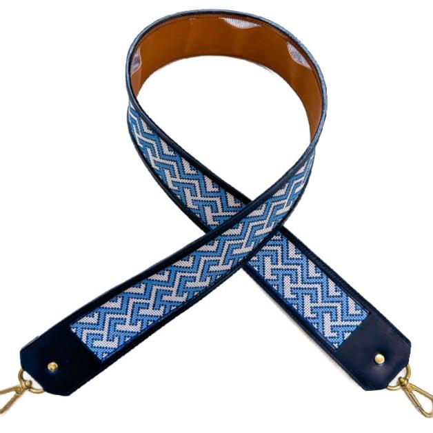 Doggrin Design x PLD Bag Straps - Navy Leather - Penny Linn Designs - Penny Linn Designs