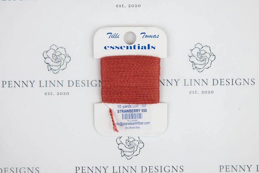 Essentials 550 Strawberry - Penny Linn Designs - Planet Earth Fibers