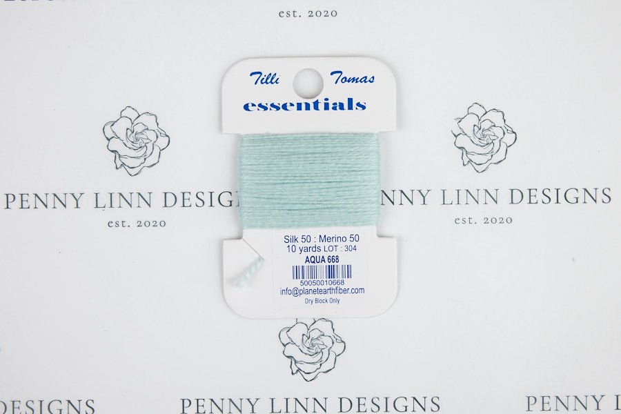 Essentials 668 Aqua - Penny Linn Designs - Planet Earth Fibers