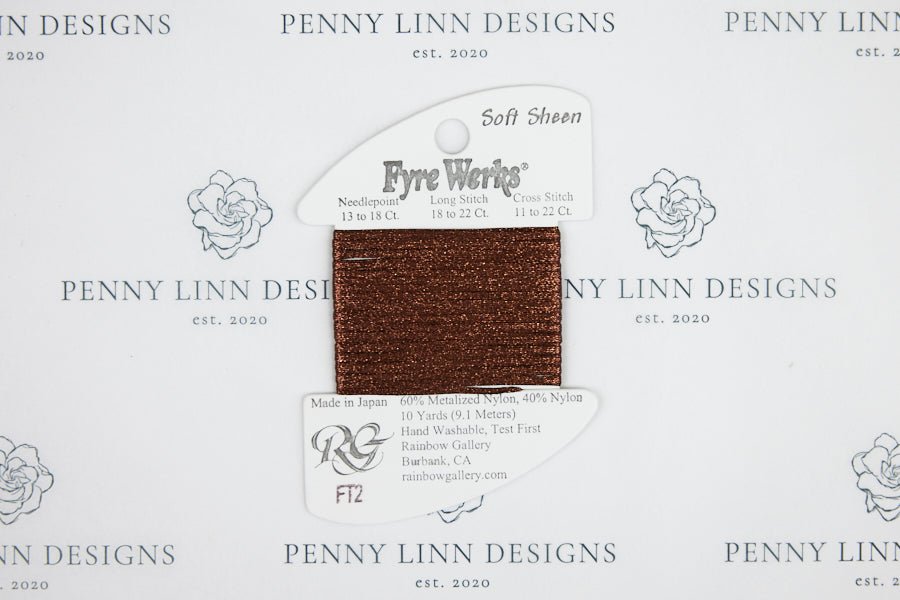 Fyre Werks Soft Sheen FT2 Chocolate - Penny Linn Designs - Rainbow Gallery