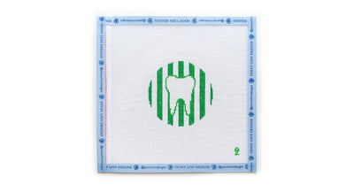 GREEN STRIPE TOOTH - Penny Linn Designs - Oz Needle & Thread