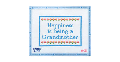 HAPPINESS IS BEING A GRANDMOTHER - Penny Linn Designs - AC Designs