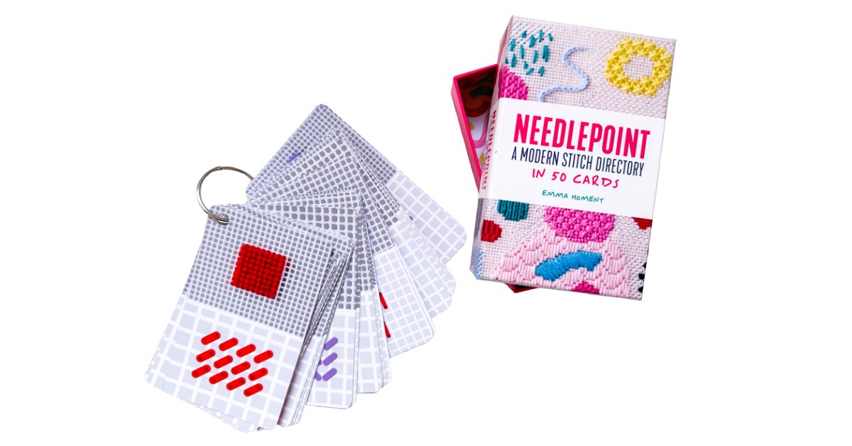Needlepoint: A Modern Stitch Directory IN 50 CARDS - Penny Linn Designs - Penny Linn Designs