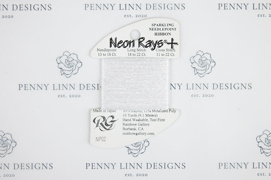 Neon Rays+ NP02 White - Penny Linn Designs - Rainbow Gallery