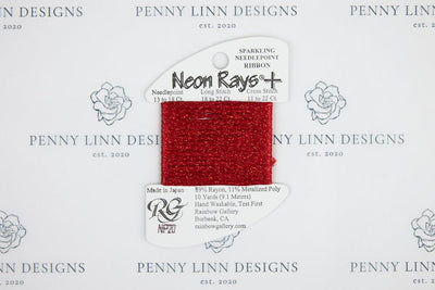 Neon Rays+ NP20 Red - Penny Linn Designs - Rainbow Gallery